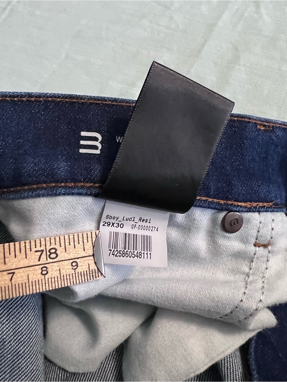 Mott & Bow Ridge Boyfriend Jeans Medium Wash Stretch Denim Size 29 - Picture 10 of 13